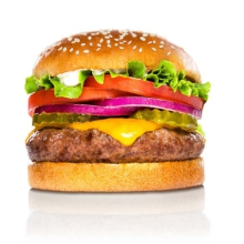 8. Suur BBQ burger