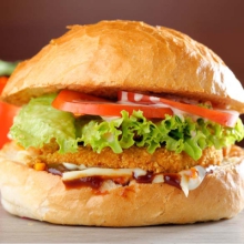 9. Suur kana BBQ burger